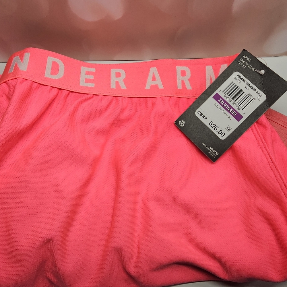 Under Armour Neon Pink Athletic Bra